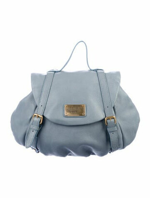 Marc by Marc Jacobs Grained Leather Backpack Blue