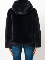 Thumbnail for your product : Dondup furry detail coat