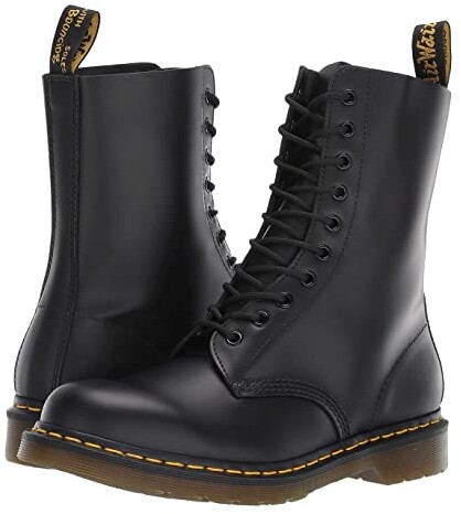 dr martens black lace up boots