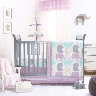 The Peanut Shell Little Peanut Crib Bedding Collection in Lilac