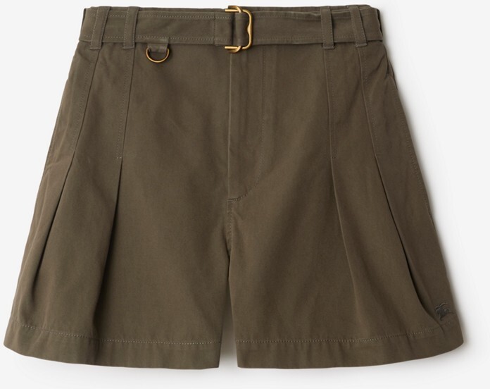 Burberry Gabardine Belted Shorts Size: 0