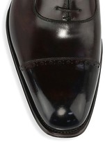 Thumbnail for your product : Ferragamo Brawell Leather Oxford Shoes
