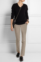 Thumbnail for your product : Michael Kors Samantha houndstooth stretch-wool skinny pants