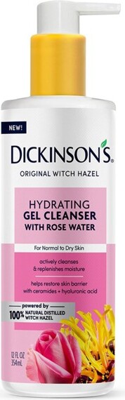 Dickinson's Dickinson'sOriginalWitchHazelHydratingGelDailyCleanserwithRoseWater-12floz