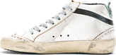 Thumbnail for your product : Golden Goose White Crackled Midstar Sneakers
