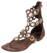 Thumbnail for your product : Barbara Bui Embellished Thong Sandals