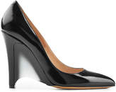 Thumbnail for your product : Maison Margiela Patent Leather Brushed Effect Wedges