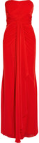 Thumbnail for your product : Badgley Mischka Draped silk-chiffon gown
