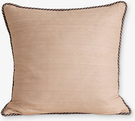 Soho Home Antique Rose Florence Square Silk Cushion