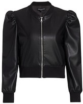 Thumbnail for your product : Generation Love Tinsley Faux-Leather Bomber Jacket