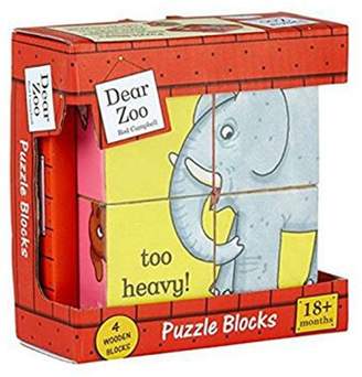 Milly & Flynn Dear Wooden Zoo Puzzle Blocks