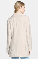 Thumbnail for your product : Halogen Asymmetrical Zip Soft Trench Coat (Regular & Petite)