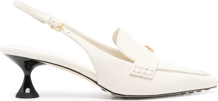 Tory Burch 60mm Slingback Leather Pumps