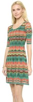 Thumbnail for your product : M Missoni Multi Zig Zag Stripe Dress