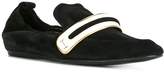 Thumbnail for your product : Lanvin metallic vamp loafers