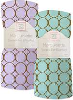Thumbnail for your product : Swaddle Designs Mocha Mod Circles Marquisette Swaddling Blanket
