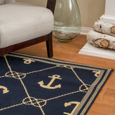 Thumbnail for your product : Christopher Knight Home Roxanne Una Indoor/Outdoor Navy Rug (8' x 10')