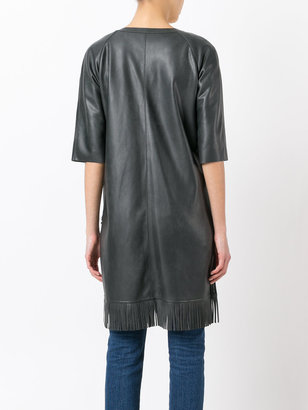 Urban Code Urbancode fringed short-sleeved coat