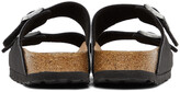 Thumbnail for your product : Birkenstock Black Birkibuc Narrow Arizona Sandals