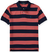 Thumbnail for your product : Ralph Lauren Striped Cotton Mesh Polo Shirt