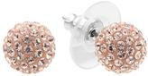 Thumbnail for your product : Swarovski lola and grace Rose Gold Sparkle Earrings With Elements