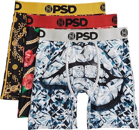 PSD Boxer Briefs 3-Pack (Multi/Rich Luxe 3Pk) Men's Underwear