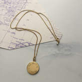 Thumbnail for your product : Bianca Jones Jewellery Latitude And Longitude Necklace In Gold