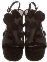 Thumbnail for your product : Nicholas Kirkwood Mesh Platform Sandals