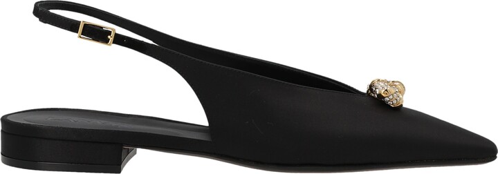【関税込み】lanvin 'Swing Back' slingbacks Lanvin Satin Slingback Pumps | Purple | FARFETCH