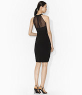 Thumbnail for your product : Lauren Ralph Lauren Illusion Beaded Neckline Dress