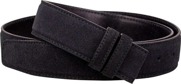 Etsy Suede Belt Strap Black Leather Belts For Men Women Adjustable Buckles 1.3\