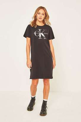 Calvin Klein Dakota Tie Dye Logo T-Shirt Dress