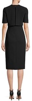 Thumbnail for your product : Jason Wu Compact Crepe Short Sleeve Day Dress