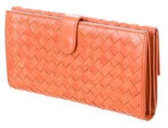 Bottega Veneta Intrecciato Embossed Leather Wallet