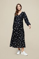 Thumbnail for your product : Dorothy Perkins Women's Maternity Black Spot Print Maxi Dress - 8