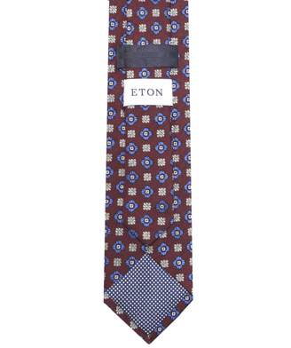 Eton Silk Flower Patterned Tie
