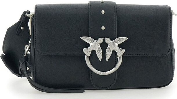 Pinko Mini Love Slouchy Shoulder Bag