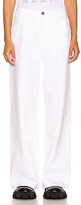 Thumbnail for your product : Raf Simons Wide Fit Denim Pants in White
