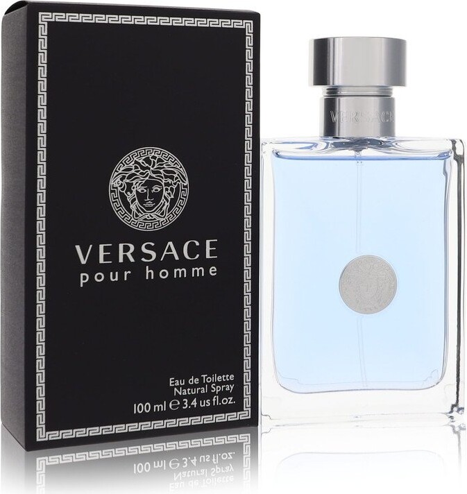 Versace 2pcs Combo Pour Homme by Eau De Toilette Spray 3.4 oz Men