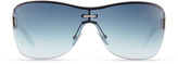 Thumbnail for your product : Jimmy Choo Flo Gradient Shield Sunglasses, Blue/White