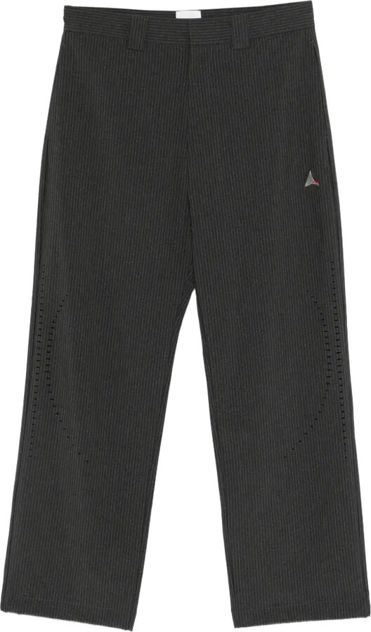 ROA Pinstripe Logo Trousers