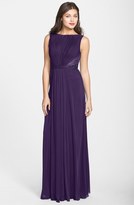 Thumbnail for your product : JS Boutique Drape Matte Jersey Chiffon Dress