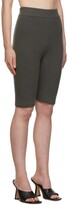 Thumbnail for your product : System Grey Rib Knit Shorts