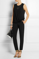 Thumbnail for your product : Theory Cropped stretch-crepe straight-leg pants