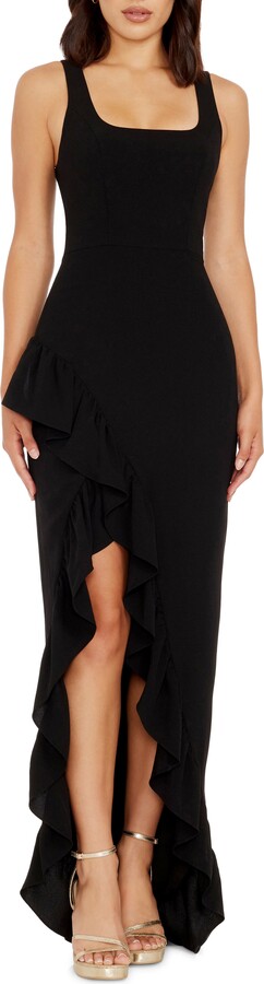 Dress the Population Charlene Ruffle Gown