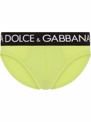 Dolce & Gabbana Logo-Waistband Stretch-Cotton Briefs