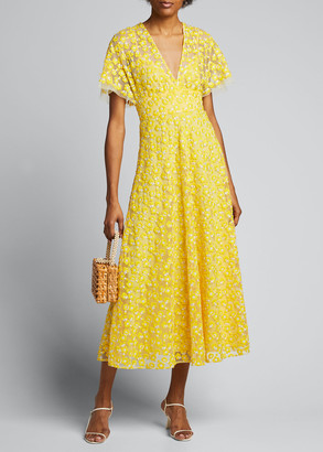 pink sequin mini dress