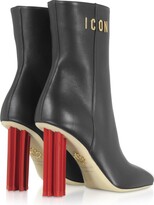 Thumbnail for your product : DSQUARED2 Black Leather Plexy High-heel Boots