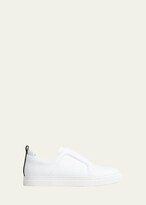 Thumbnail for your product : Pierre Hardy Leather Laceless Slip-On Sneakers
