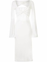 dion lee white dress